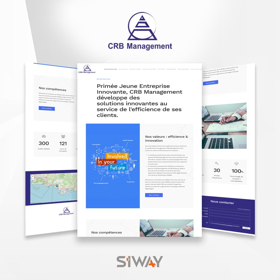 CRB Management - Développement Web - Site internet sur mesure